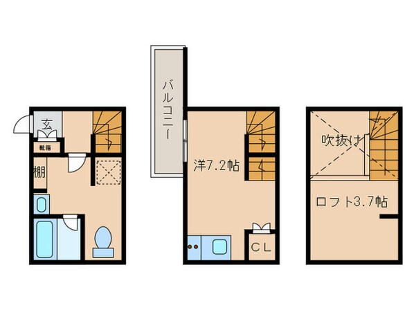 ブリス大江の物件間取画像